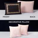 Baby Phat Leopard Hotel 4-Piece Comforter Set, Black, Full/Queen