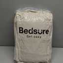 Bedsure Comforters Queen Size - Down Alternative Comforter for All Season, Ultra-Soft Prewashed Duvet with 4 Tabs, Lightweight & Warm Bedding - Machine Washable, Linen, Queen, 88x88 Inches