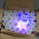 30pcs Foam Light up Sticks Bulk, Glow in the Dark Party Supplies with 3 Flashing Modes, Glow Wands for Birthday, Wedding, Concert, Outdoor Camping, Raves Foam Sticks