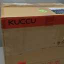 9.5 QT Double Handle KUCCU Stand Mixer, 6 Speed with Pulse Electric Kitchen Mixer, 660W Tilt-Head Food Mixer with Dishwasher-Safe Dough Hook, Flat Beater, Whisk, Splash Guard for home baking (Silver)