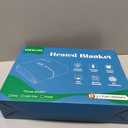 Heated Blanket Throw Electric Blanket 50''x60'' Heating Blanket with 9 Heating Levels 10 Timer Modes Auto-Off Fast Heating Overheat Protection ETL Certified Machine Washable Gift (Purple)