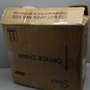 TRALT Ergonomic Office Chair - Desk Chair with Adjustable Headrest Lumbar Support Computer Chair - Mesh Comfy Chair with Flip-up Armrests - Gaming Chairs for Adults Home Office (Leather, Black) (Pack of 1)