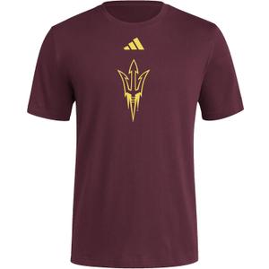 Adidas Men's House of NCAA T-Shirt (Red, M)