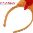 SAFIGLE 4Pcs Chicken Headband Set Party Headdress Hairband for Adults and Kids Masquerade Festival Accessories 9.45X4.72 Inch
