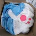 Morph Easter Bunny Costume Adult Deluxe Rabbit Mascot Outfit for Men - Perfect for Easter Costumes and Events, One Size