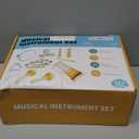 Baby Musical Instruments Set - Montessori Wooden 18 Month Old Baby Musical Toys, Toddler Percussion Instruments Xylophone Maracas Tambourine for Toddlers 1-3, 1 2 3 Year Old Girls Boys Birthday Gifts