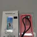 Cozycase Girls Womens Ladies Case for iPhone 16e/iPhone 17e Waterproof Impact Smash Dust Shock Proof Indestructible 16/17 e Around Enclosed Underwater Swimming Case with Lanyard Strap Frosted Pink