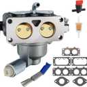 Autu Parts 791230 Carburetor, Compatible with YTH22V46 Carburetor, for 20-25 HP 4 Cycle V-Twin Models, John Deere MIA10632 LA135 LA120 LA130 LA140 LA150 LA145