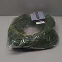 YUGALI 6ft Christmas Norfolk Pine Garland for Mantle with Lights Realistic Real Touch Holiday Decorations Fireplace Stairs Railing Door Frame Indoor Outdoor Décor Lighted Full Flocked Winter Greenery