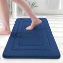 Amazon.com: Arotive Memory Foam Bathroom Rug Mat 30x20, Ultra Soft and Absorbent Bath Mat, Machine Wash Dry, Comfortable Bath Rug Carpet for Bathroom Floor, Tub and Shower, Navy : Home & Kitchen