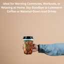 Neoprene Insulated Cup Sleeve for Iced Coffee, Hot & Cold Beverages  Reusable, Washable Drink Holder Cup Sleeve  Anti-Slip, Eco-Friendly, Multi-Color Design (PYRAMID, LARGE)