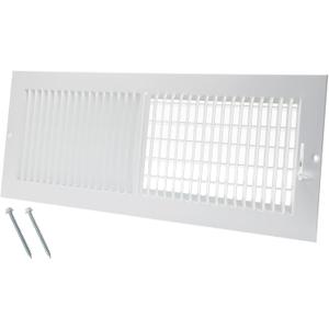 18 x 6 Inch [Duct Opening] Air Vent Covers for Wall or Ceiling - High Airflow 2 Way Steel Ventilation - Adjustable Wall/Ceiling Register, 19-3/4 Inch x 7-3/4 Inch [Overall Dimensions]