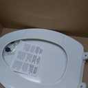 Bemis 170 Durable Plastic Toilet Seat, Elongated, White