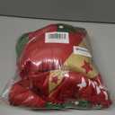 Lanpn Christmas Tree Skirt 71 inch, Velvet Xmas Tree Skirt Winter Christmas Tree Mat for Extra Large Artificial Trees Winter Home Party Holiday Indoor Xmas Decorations (Red, 180cm)