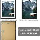 Hongkee 18x24 Frame Set of 3 - Display 16x20 Photo with Mat or 18 x 24 Poster without Mat, Wall Mounting Horizontal and Vertical, Black