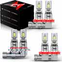 Compatible For Jeep Grand Cherokee Lights 2015 2016 2017 2018, Combo High Low Beam Fog Bulbs Kit for Off-road, Plug n Play, 6Pcs