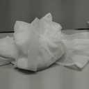 NICETOWN 2 Panels White Sheer Door Curtains for Kitchen, 30 x 72 Inches Long Curtains for Glass Window, Rustic Sheer Drapes Light Filtering Semi Rod Pocket French Door Privacy Added