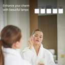 5-Light Black Bathroom Vanity Light, Black Vanity Light with Milky White Frosted Glass Shades, Modern Vanity Light Fixture for Bathroom Mirror, Bedroom, Living Room, Hallway, Vanity Table, E26 Base