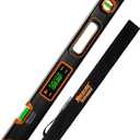 Mecurate 24-Inch Digital Level & Angle Finder, Magnetic, ±0.1°
±0.1° at 0°/90°, V-groove magnetic base, center handle, auto-flip LCD, 4 units, IP54, audio alerts and carrying case.
Amazon's Choice