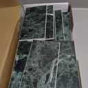 Vamos Tile 100-Piece Matte Marble Green Peel and Stick Backsplash Tiles