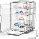 Palksky Baby Bottle Organizer for Storage,Baby Bottle Drying Rack for Countertop Organizer,Clear Space-Saving