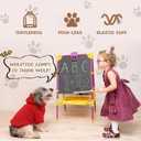 Reginary 3 Pcs Winter Fuzzy Dog Sweaters Girl Boy Dog Hoodies Puppy Hooded Sweatshirts, Warm Soft Fall Cold Comfort Pet Clothes Pet Coats for Small to Large(M)