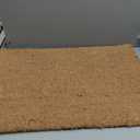 PLUS Haven Coco Coir Door Mat with Heavy Duty Backing, Welcome Doormat, 17.5x30 Size, Easy to Clean Entry Mat, Beautiful Color and Sizing for Outdoor and Indoor uses, Home Dcor