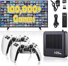 JIAXIAOYI All8bit G11 Pro, All8bit G11 Pro 100,000 Games, All 8 Bit Console G11 Pro, Last Updated System Game Box Console, Portable Plug and Play Gaming Console, for Multiplayer (256GB)