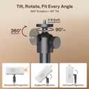 Aurzen Adjustable Projector Stand, 17.343.3 in Height, 1/4-Inch Screw, Compatible D1R Cube/D1R/D1/D1G/BOOM mini/BOOM air/D1 air Projectors & Most Projectors
