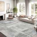 zesthome 9x12 Area Rugs for Living Room, Non-Slip Backing Washable Rug, Modern Abstract Area Rug, Stain Resistant Rugs for Bedroom, Ultra-Thin Large Area Rugs, Area Rug 9x12