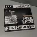 30-Pack 30 Sq.Ft Peel and Stick Floor Tiles Vinyl Matte Pattern Flooring, 12 x 12 Self Adhesive Vinyl Flooring DIY for Kitchen, Bathroom, Laundry, Pure Black&Pure White