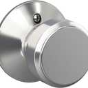 Bowery Knob Non-Turning Lock, Bright Chrome (F170 BWE 625)