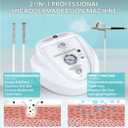 2 in 1 Diamond Micro der-ma-bra-sion Machine, Yofuly 0-68cmHg Suction Power Professional Diamond Glow Facial Machine with Spray Kit, Facial Skin Care Equipment for Home Use