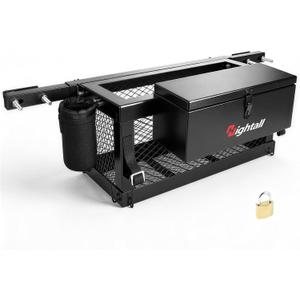 hightall Universal Tractor Tool Box,Tractor Basket Toolbox,24"x10"x10" Tool Holder,Compatible with John Deere/Kubota Tractors/Zero Turn Mower