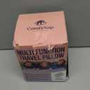 ComfyNap Versatile Travel Neck Pillow for Airplane [Patented], 9 Positions in 3 Techniques, Plane Pillow with Pure Memory Foam, Travel Pillow with HeadRest Flight Sleep, Travel Essential - Moon