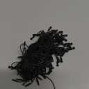 MECCANIXITY Polyester Rope Hang Tag String Snap Lock Pins Loop Price Tag Fastener Plastic Tags Ties 120mm/4.72 Inch Length,1mm/0.04 Inch Dia,Pack of 100,Black