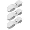 Appliance Cord Organizer 4 PCS Silicon Cord Winder Cable Management Clip Organizer Tools(White)