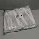 10-Pack Clear Vinyl Zippered Storage Bags 9 x 11 x 2 Inch with Display Pocket