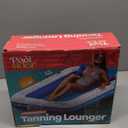 Premium Inflatable Tanning Pool Lounger | Inflatable Tanning Bed for Adults - 4 in 1 Multipurpose Suntan Tub | Pool Floats Adults, Inflatable Pool Float | Tanning Float - Sunbathing Pool Raft