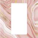 Elegant Rose Light Pink Gold Abstract Marble Art Ombre Girl Woman Texture 1 Gang Duplex Receptacle Wall Plate Jumbo Electrical Outlet Decorative Decorator Light Switch Faceplate Plug Socket Cover