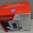 Frigidaire Portable 9-Can Mini Cooler Fridge, 5L, Brushed Stainless Rugged, Window, EFMIS189-SS, Clear Door, Glass