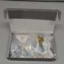 Amerdeco 10 Pack Brushed Gold Cabinet Knobs 2 Inch (50MM) Single Hole Cabinet Pulls Kitchen Cabinet Knobs Drawer Knobs ZH0026