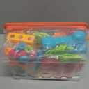 199PCS Building Blocks STEM Toys for 3 4 5 6 7 8+ Year Old Boy Girl Birthday Gifts Preschool Educational Building Toys for Kids Ages 3-5 4-8 5-7 6-8 Erector Sets Stem Kits Activities Creative Games