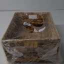 Jumbo Wicker Basket, Rectangular Wicker Baskets for Storage, Water Hyacinth Extra Large Storage Baskets, Shelf Basket with Built-in Handles-1 Pack (Natural)