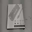 Hiearcool USB-C Docking Station for Laptop, Triple Display Dock with 4K HDMI & 1080p VGA, 11-in-1 USB-C Dock with Ethernet, 100W Charging for Home Office