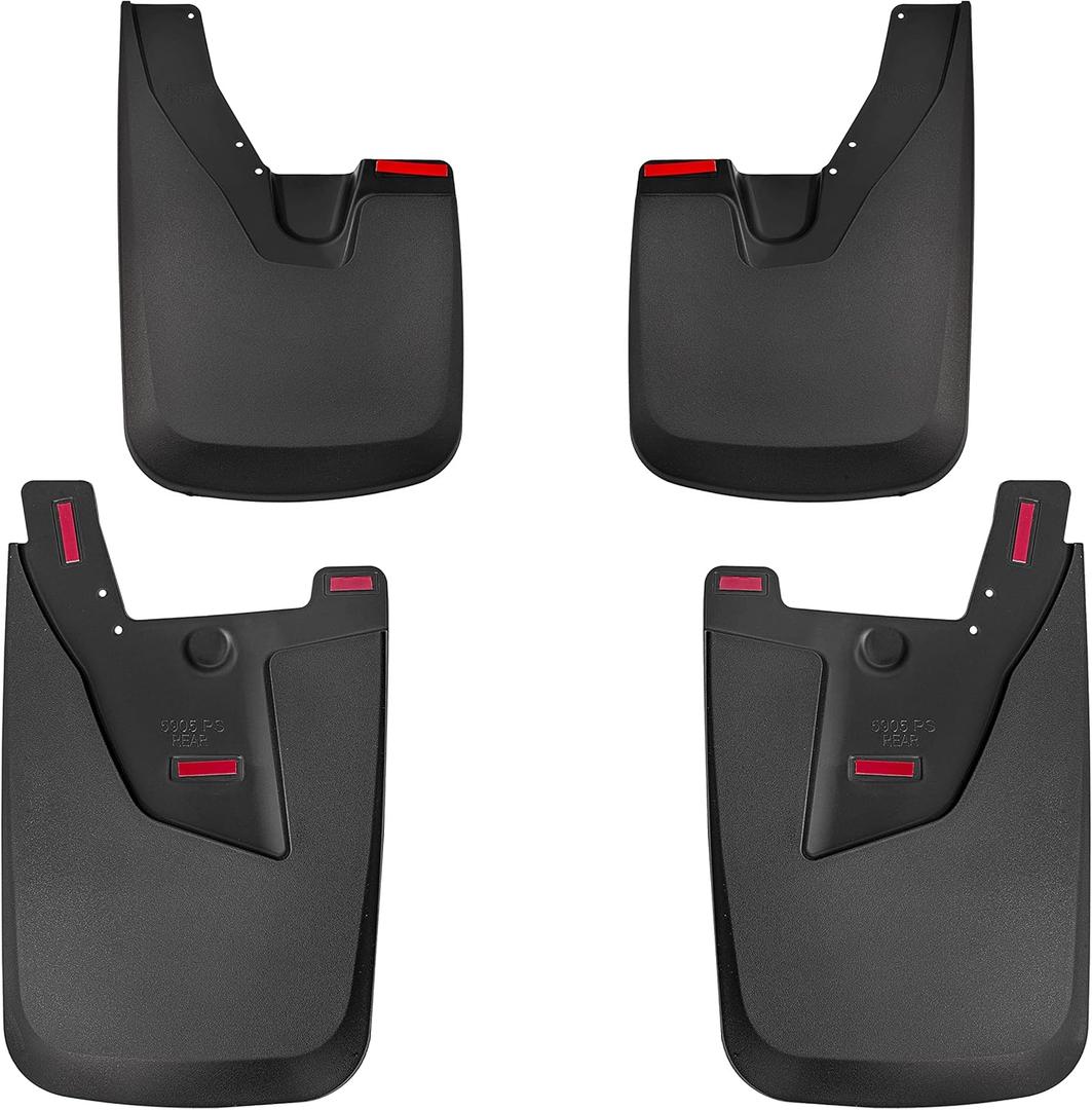 Tecoom Custom Mud Flaps Splash Guards Fit for 2019-2023 Ram 2500/3500 Trucks with OEM Fender Flares(not Power Wagon), Black Front and Rear Mud Guard Set of 4