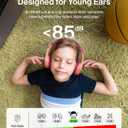 Belkin SoundForm Mini - Wireless Bluetooth Kids Headphones, 30H Battery, 85dB Safe Volume Limit, Built-in Microphone - Toddler On-Ear Earphones for iPhone, iPad, Fire Tablet, Ideal for School - Pink