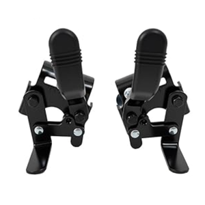 Wheelchair brakes, Universal Brake, Replacement Parts, One-Handed Operation, Suitable For Most Manual Wheelchairs (1 Pair, Black)