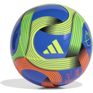 adidas Unisex MLS Soccer Ball (4, Hi-res Blue/Green/Orange/Yellow)