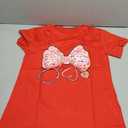 Valentines Nurse Shirt for Women-Valentines Day Bow Short Sleeves Funny Nursing School Tee Tops S